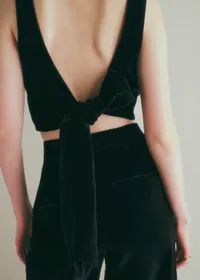 Top Claire - Velours Noir — view 3