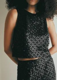 Top Doria - Sequins Noirs — view 2