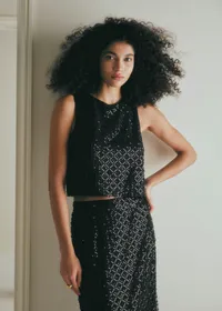 Top Doria - Sequins Noirs — view 3