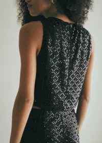 Top Doria - Sequins Noirs — view 4