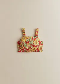 Top Félicie - Imprimé Tournesols Rouge — view 3