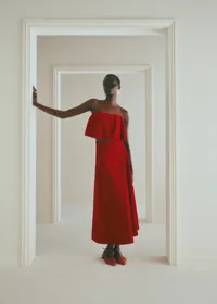 Top LISSI - Velours Rouge — view 4