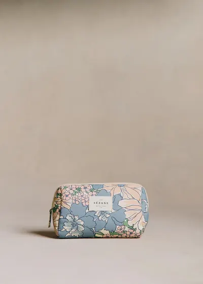 Trousse De Beauté - Imprimé Bleu des Prés
