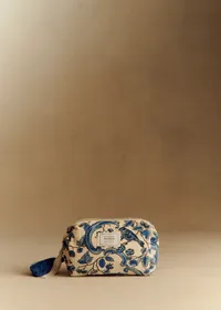 Trousse de beauté - Sézane x Antoinette Poisson - Imprimé Oiseaux Bleus — view 2