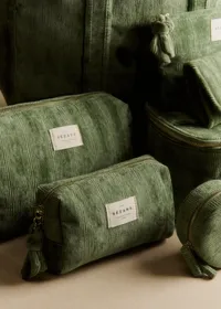 Trousse de beauté velours milleraie - Sauge — view 3