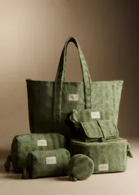 Trousse de beauté velours milleraie - Sauge — view 4