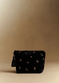 Trousse de Toilette - Broderie Fleurs — view 2