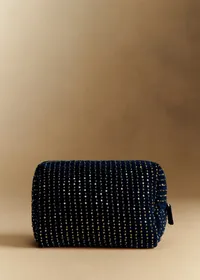 Trousse de toilette sequins - Bleu Nuit — view 2