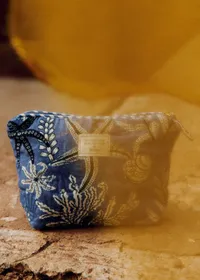 Trousse de toilette - Sézane x Inoui Editions - Imprimé Coquillages Bleu — view 4