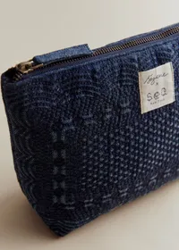 Trousse de toilette - Sézane x SEA NY - Bleu Denim Brodé — view 2