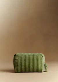 Trousse de toilette velours milleraie - Sauge — view 2