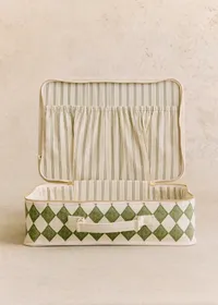Valisette damier - Imprimé damier vert — view 2