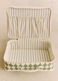 Valisette damier - Imprimé damier vert — view 3