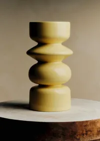 Vase Romie Objetti - Grand Modèle - Jaune — view 2