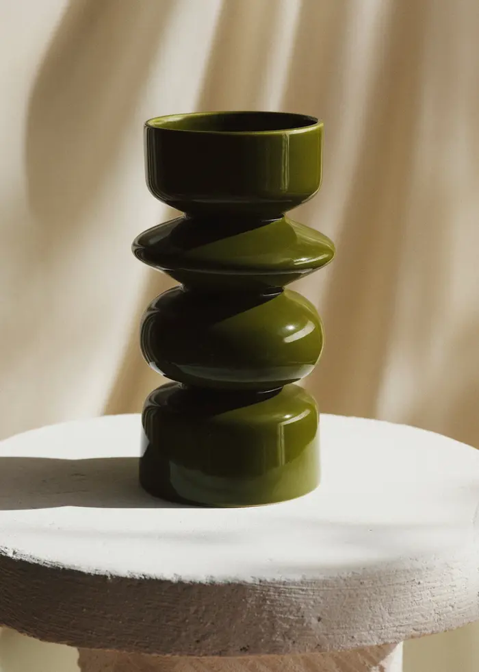 Vase Romie Objetti - Grand Modèle - Vert