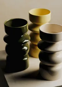 Vase Romie Objetti - Grand Modèle - Vert — view 2
