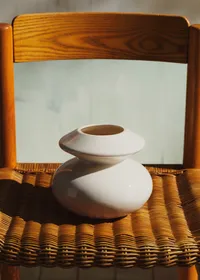 Vase Romie Objetti - Petit modèle - Ecru — view 3