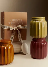 Vase Traviata - Vert Olive — view 3
