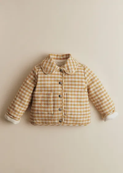 Veste Apolly - Carreaux Vichy Ocre Ecru