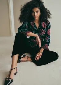 Veste Athais - Noir Rose — view 3