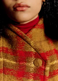 Veste Carlo - Carreaux Rouge et jaune — view 2