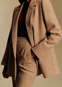 Veste Chelsea - Chevrons Camel Ecru — view 3