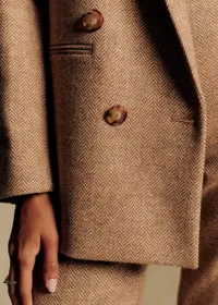 Veste Chelsea - Chevrons Camel Ecru — view 4