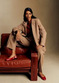 Veste Chelsea - Chevrons Camel Ecru — view 5