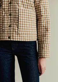 Veste Dakota - Vichy Camel Ecru — view 2