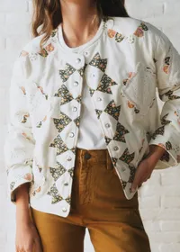 Veste Dakoty - Sézane x SEA NY - Patchwork Signature — view 2
