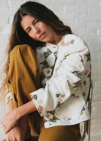 Veste Dakoty - Sézane x SEA NY - Patchwork Signature — view 3