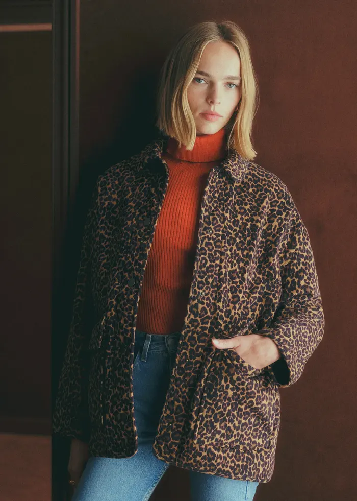 Veste Flo - Imprimé Winter Leopard Big