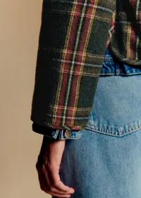 Veste Freddy - Carreaux Vert et Rouge — view 4