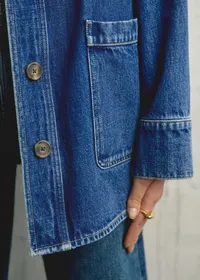 Veste Gabin - Bleu Denim — view 4