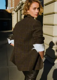 Veste Jack - Carreaux Vert Marron — view 4