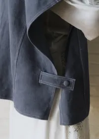 Veste Lecet - Sézane x SEA NY - Bleu Vintage Foncé — view 3