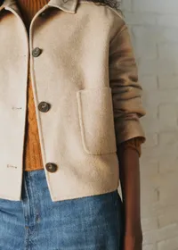 Veste Mia - Chevron Taupe — view 2