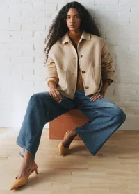 Veste Mia - Chevron Taupe — view 3