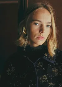 Veste MIO - Jacquard fleur vintage — view 2
