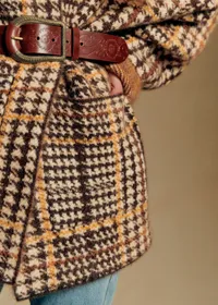 Veste Oscar - Pied de Poule Marron — view 3