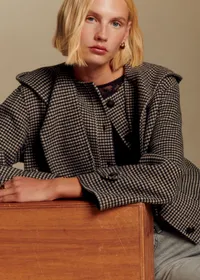 Veste Paxton - Pied de Poule Noir et Blanc — view 2