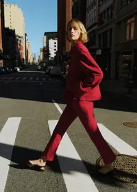 Veste Robbin - Rouge Foncé — view 3