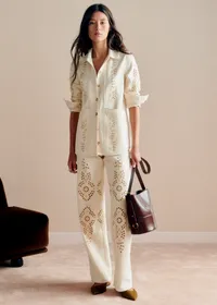 Veste Will - Broderies Lierre Fond Écru — view 4