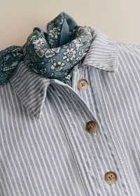 Veste Will - Denim Rayé Bleu — view 2