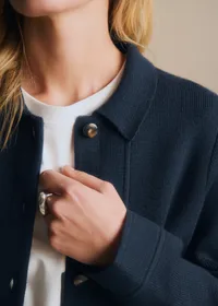 Veste Will Maille - Marine — view 3