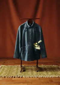 Veste Will - Sézane x Baziszt - Bleu Vintage — view 2