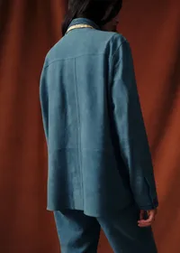 Veste Will - Sézane x Baziszt - Bleu Vintage — view 3